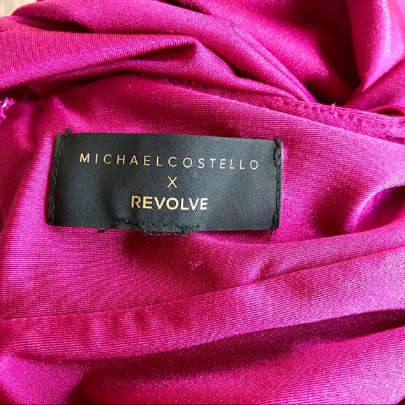 Michael Costello x Revolve Magenta Bradley Dress - Picture 5 of 7